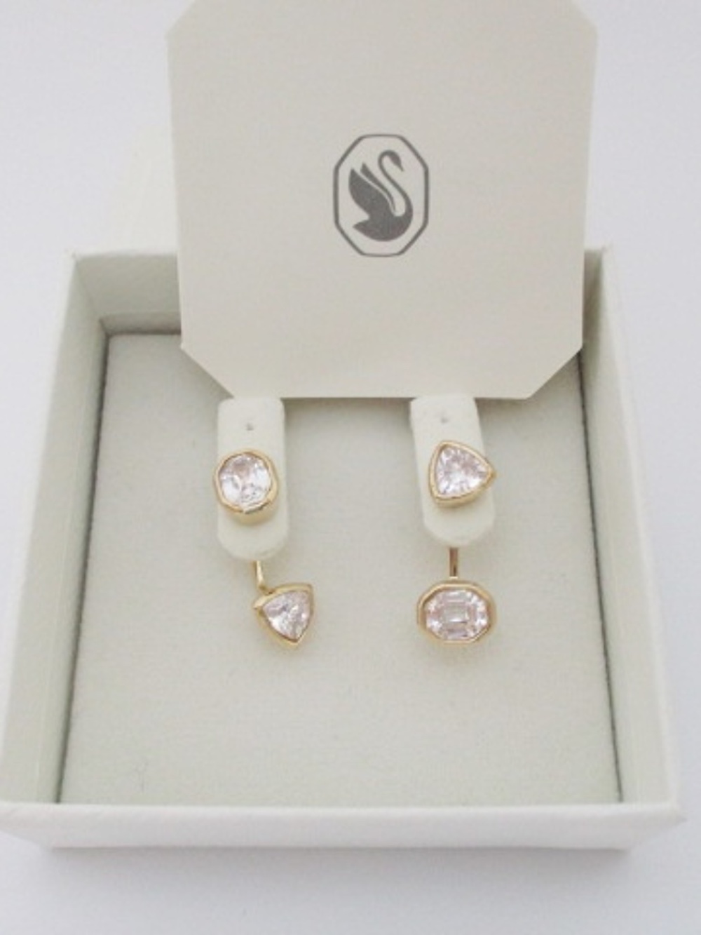 SWAROVSKI - Imber Earring Jackets Asymmetrical Design - Mixed Cuts Earrings